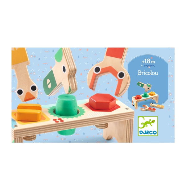 Дървен комплект за игра за малки деца - Djeco-image-2