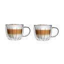 Стъклени чаши в комплект 2 бр. за капучино 350 ml Tulip – Vialli Design