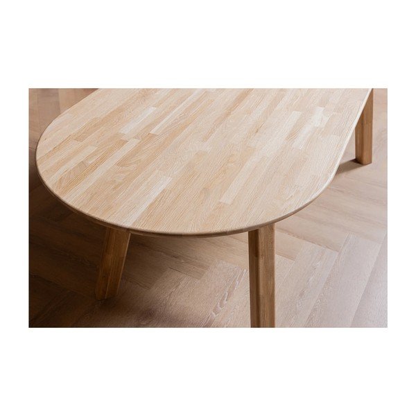 Трапезна маса от масивен дъб 90x220 cm Tablo – WOOOD-image-4