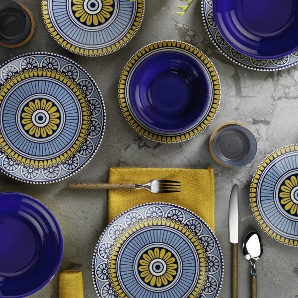 Комплект порцеланови съдове от 24 части Mandala - Kütahya Porselen-image-1