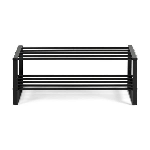 Черна метална стойка за обувки 70x29x27 cm Rex – Spinder Design-image-2