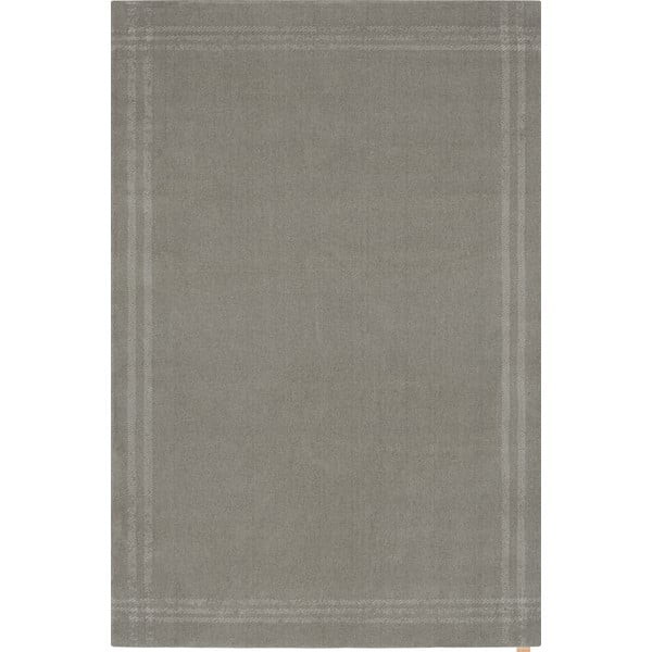 Светлосив вълнен килим 160x240 cm Calisia M Grid Rim – Agnella