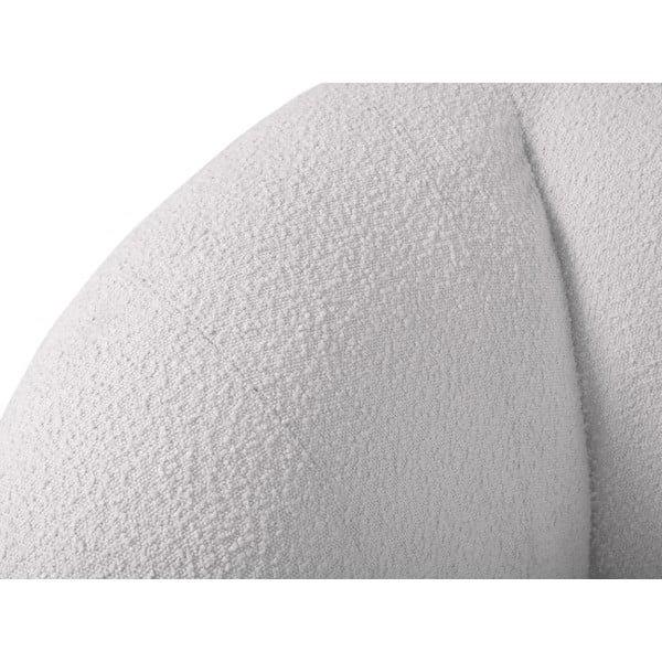 Светлосиво кресло от плат букле Essen - Cosmopolitan Design-image-4