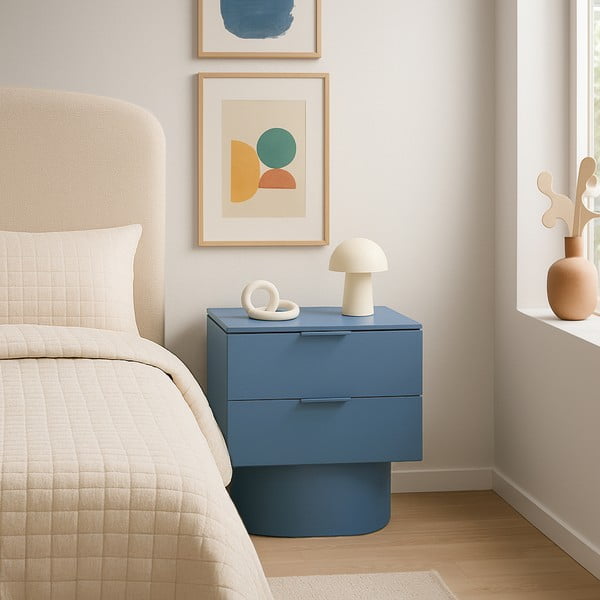 Синьо  нощно шкафче Totem – Teulat-image-1