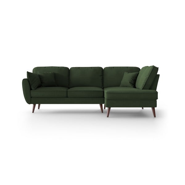 Зелен ъглов диван , десен ъгъл Auteuil - My Pop Design