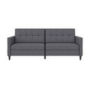 Сив сгъваем диван 203 cm Hartford – Støraa