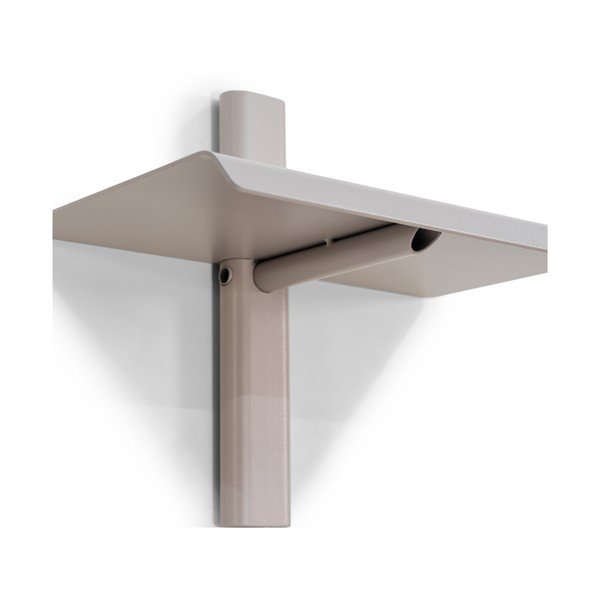 Кафяво-сив метален стенен рафт 28 cm Hola – Spinder Design-image-2