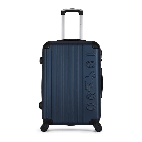 Tmavě modrý cestovní kufr na kolečkách GENTLEMAN FARMER Valise Grand Cadenas Integre Malo, 45 x 65 cm