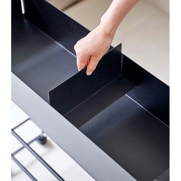 Черна метална стойка за детски обувки 74,5x74,5x22 cm Tower – YAMAZAKI-image-1