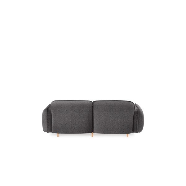 Тъмносив диван от букле 188 cm Bean – EMKO-image-3