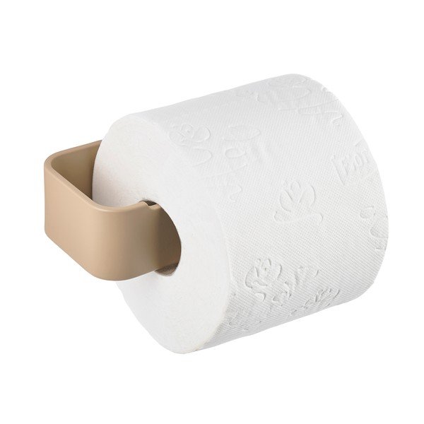 Бежов стенен метален държач за тоалетна хартия Ume – Zone
