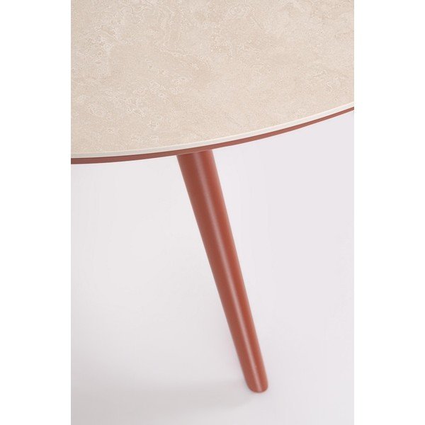 Кръгла градинска маса за хранене с скаменен плот за маса ø 120 cm Cabas – Bizzotto-image-3