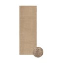 Ръчно изработена вълнена пътека подходяща за пране в естествен цвят 80x230 cm Unexpected Wool – Lorena Canals