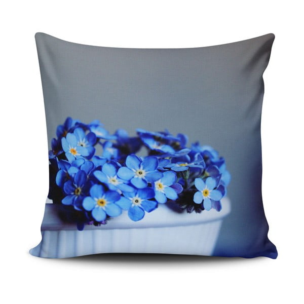 Калъфка за възглавница от памучна смес Azulo Gris, 45 x 45 cm - Cushion Love