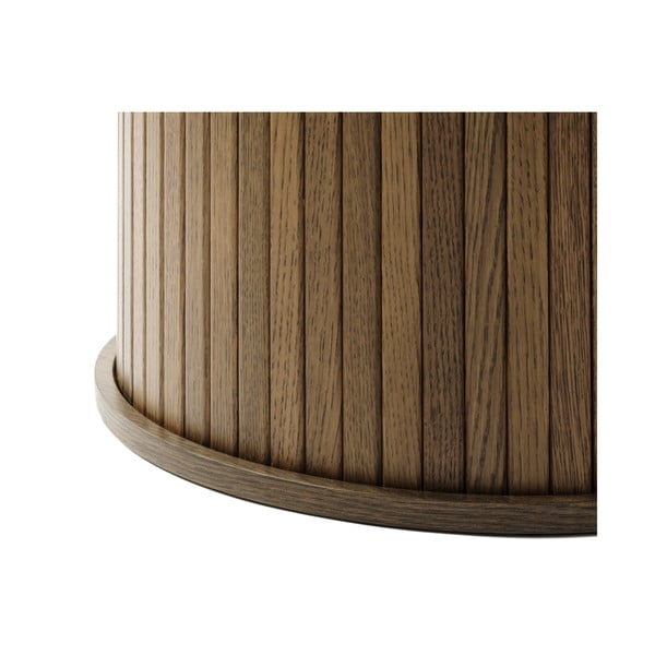 Кръгла маса за хранене от дъб ø 120 cm Nola - Unique Furniture-image-4