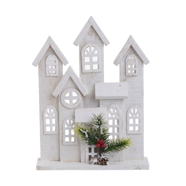 Коледна дървена украса във формата на къща Helen - InArt