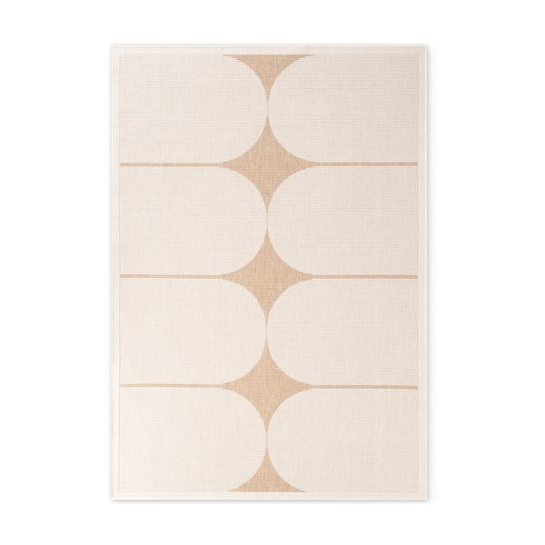 Килим за открито и закрито в цвят слонова кост и бежово 120x170 cm Duet Bowen – NORTHRUGS