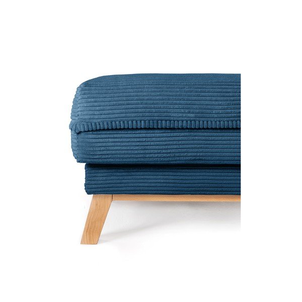 Синя табуретка  от рипсено кадифе Tori – Bonami Selection-image-3