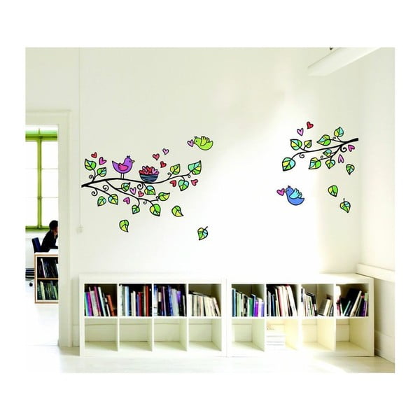 Птици и сърца Комплект стикери - Ambiance-image-4