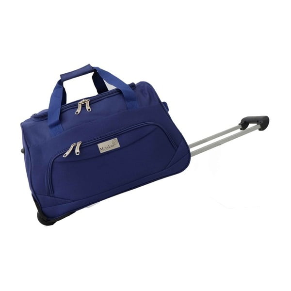 Modrá cestovní taška na kolečkách Hero Roulette, 65 l