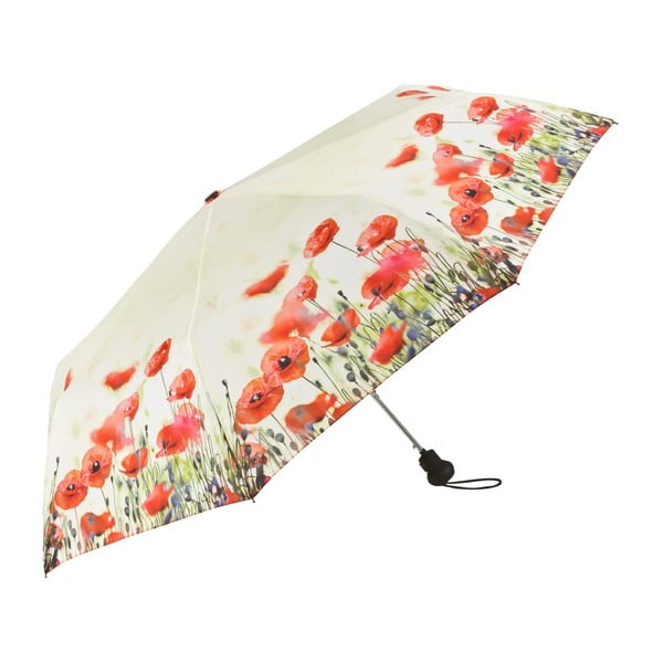 Сгъваем чадър "Макове", ø 90 cm - Von Lilienfeld