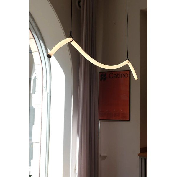 Черно-бяло LED висящо осветително тяло Melt – Markslöjd-image-1