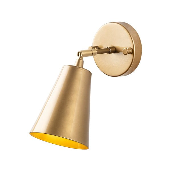 Стенна лампа в златист цвят ø 10 cm Evander – Opviq lights