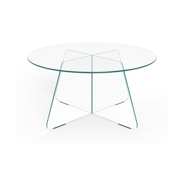 Стъклена кръгла масичка за кафе ø 80 cm Samos – Actona-image-1