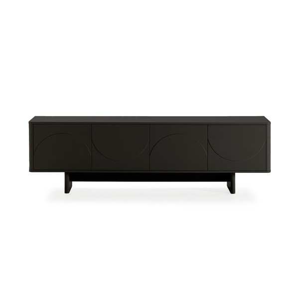 Черна маса за телевизор 180x55x40 cm Solei – MOME