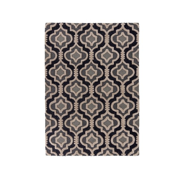 Сив вълнен килим 290x200 cm Moorish Amira - Flair Rugs