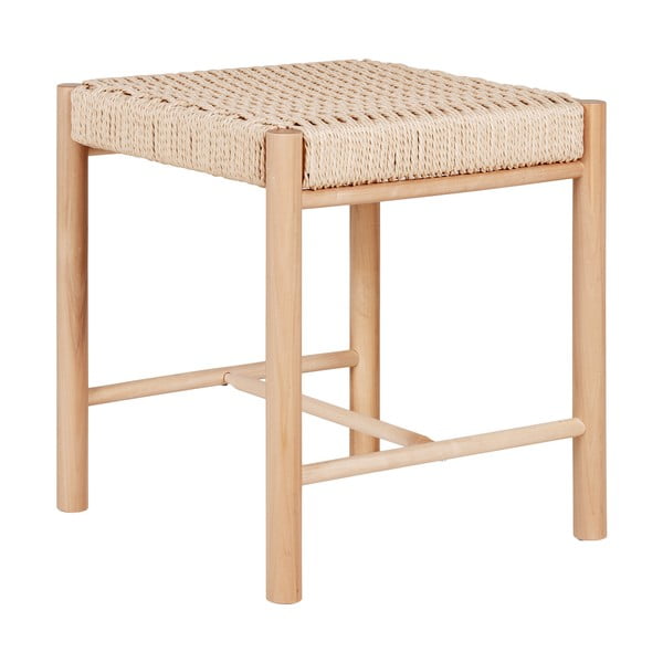 Табуретка от тополова дървесина в естествен цвят Abano - House Nordic-image-3