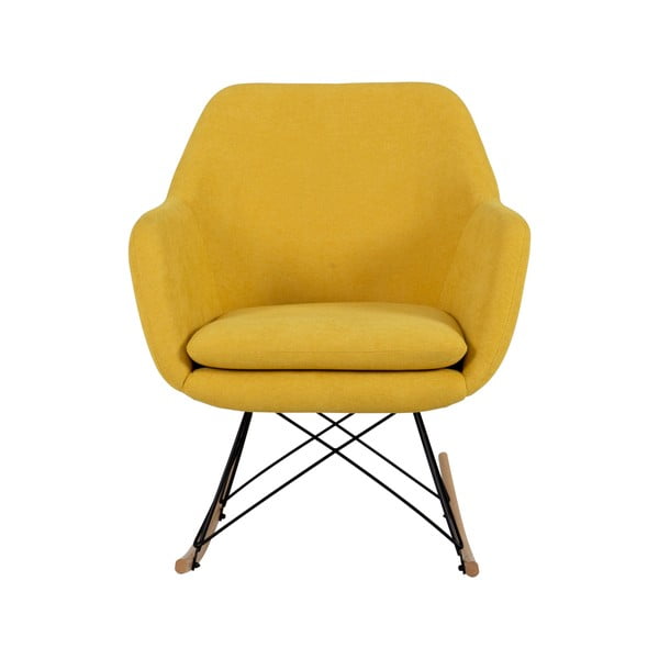 Жълт люлеещ се стол Emma - Tenzo-image-1