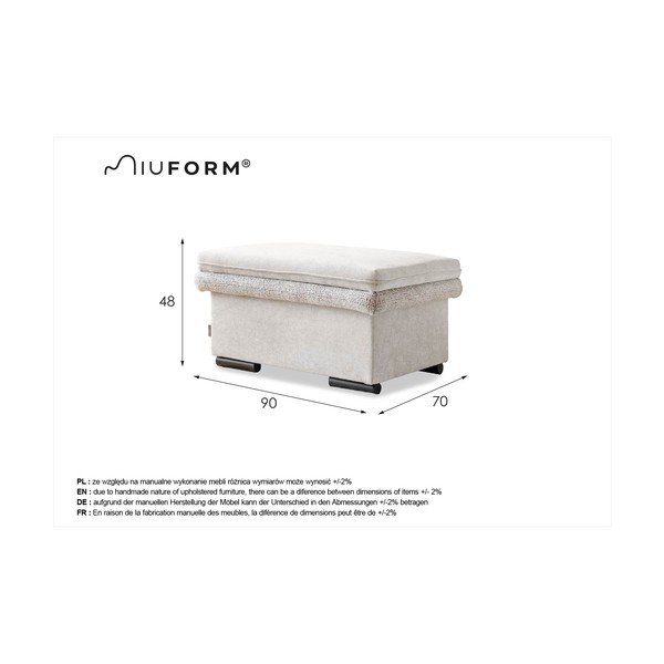 Сива табуретка - Miuform-image-1