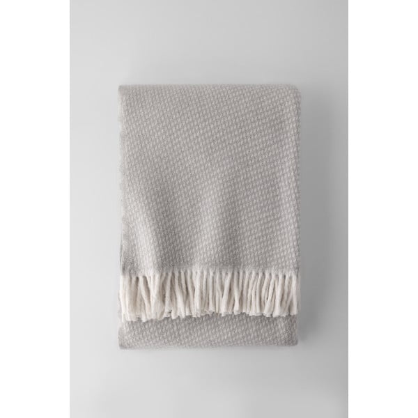 Светлосиво каре със съдържание на памук , 140 x 180 cm Ruby - Euromant