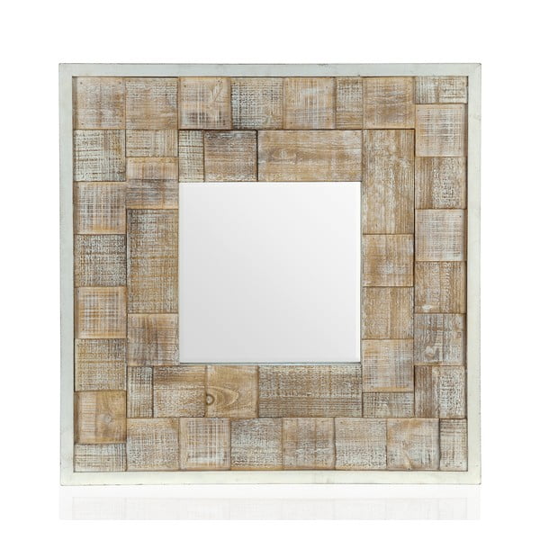 Zrcadlo Patina Checks, 80x80 cm