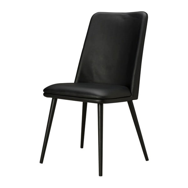Černá židle s černým podnožím Aemely Dormund