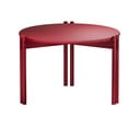 Червена кръгла масичка за кафе от масивен бор ø 60 cm Sticks – Karup Design