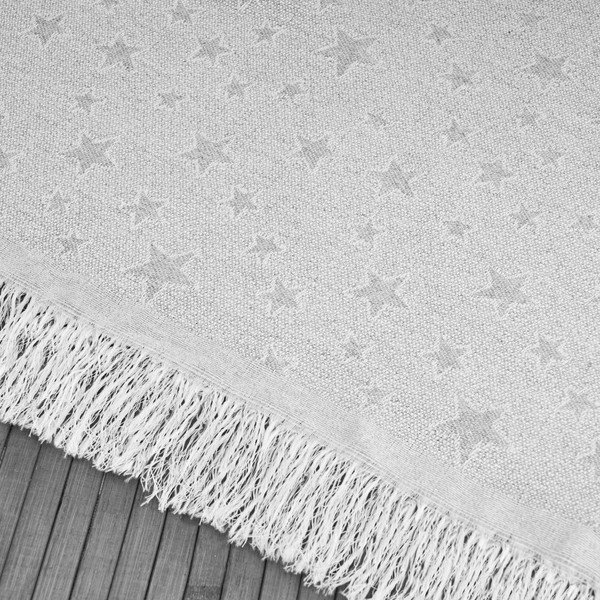 Сива покривка за двойно легло 180x290 cm Star - Casa Selección-image-1