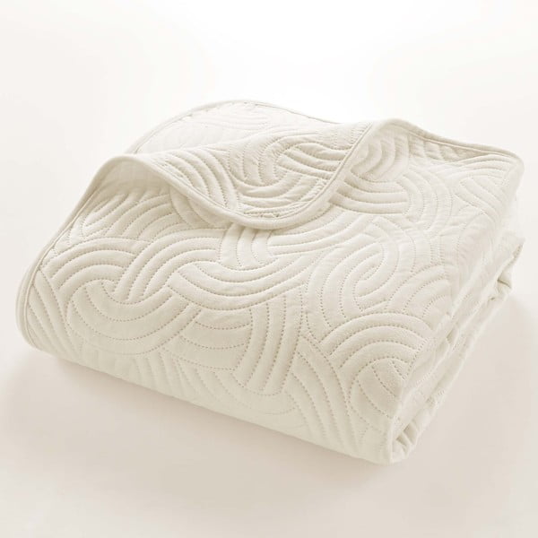 Бежово покривало за легло 220x240 cm Solange – douceur d'intérieur-image-2