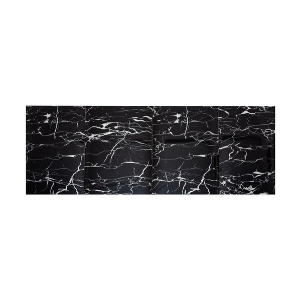 Самозалепващи се пана за стена в комплект от 6 броя 60x30 cm Nero Marquina - SP TREND-image-2