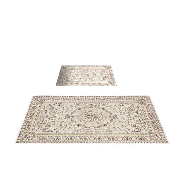 Кафяви-бежови килими за баня в комплект от 2 бр. 60x100 cm – Foutastic