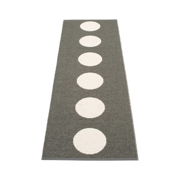 Тъмносива пътека за открито и закрито 70x225 cm Vera Charcoal – Pappelina