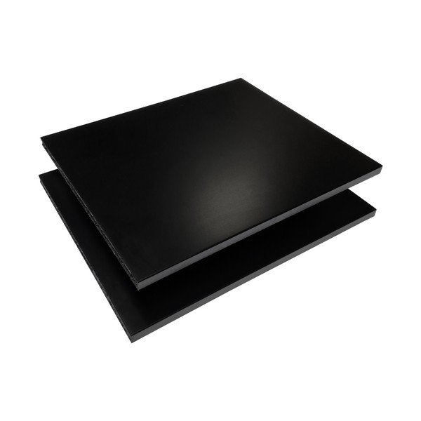 Черни рафтове за модулна система от рафтове 2 бр. 32x27 cm Mistral Kubus - Hammel Furniture-image-2