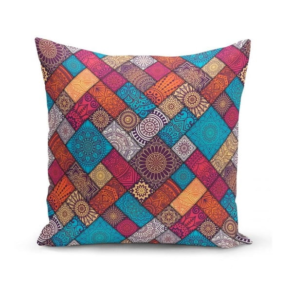 Калъфки за възглавници в комплект 4 бр. 45x45 cm Mandala Tiles – Minimalist Cushion Covers-image-1