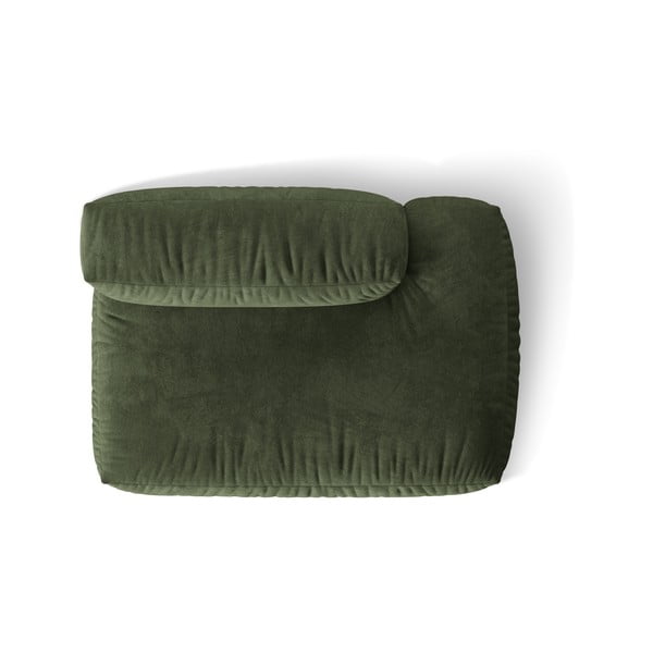 Зелен кадифен модул за диван (десен ъгъл) Martina – Micadoni -image-3