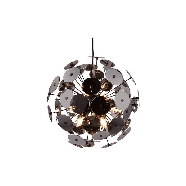 Матово черно висящо осветително тяло Discalgo - Trio