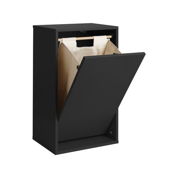 Черен стенен кош за пране Laundry Box – ReCollector