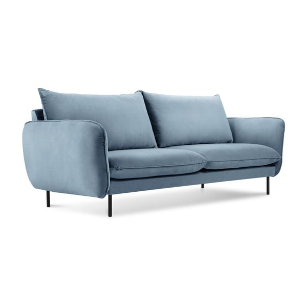 Светлосин кадифен диван , 160 см Vienna - Cosmopolitan Design