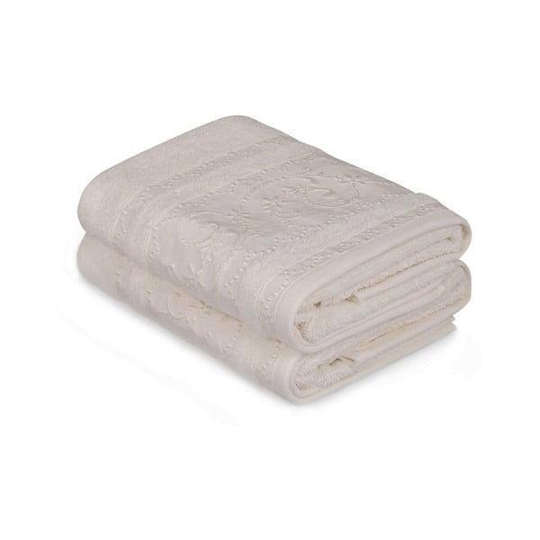 Комплект от 2 бели кърпи Yosemine - Soft Kiss