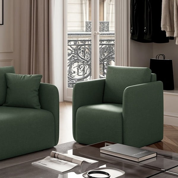 Зелено кресло Chaum – Rodier-image-3